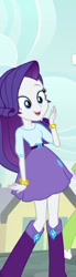 Size: 164x596 | Tagged: safe, imported from derpibooru, screencap, rarity, equestria girls, rainbow rocks, boots, clothes, cropped, female, rubber boots, shoes, skirt, smiling, solo