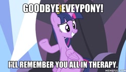 Size: 600x341 | Tagged: safe, edit, edited screencap, imported from derpibooru, screencap, twilight sparkle, alicorn, equestria games (episode), grammar error, image macro, meme, memeful.com, misspelling, spongebob squarepants, the algae's always greener, twilight sparkle (alicorn)