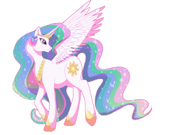 Size: 3300x2550 | Tagged: safe, artist:xxcommandershepardxx, deleted from derpibooru, imported from derpibooru, princess celestia, alicorn, pony, commission, female, mare, raised hoof, simple background, solo, transparent background