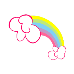 Size: 326x326 | Tagged: safe, artist:8-bitspider, artist:user15432, imported from derpibooru, rainbow dash, rainbow dash (g3), cloud, cutie maker, cutie mark, cutie mark only, g3, generation leap, no pony, rainbow, simple background, transparent background