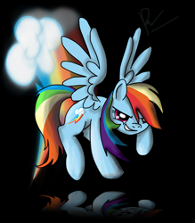 Size: 4000x4569 | Tagged: safe, artist:phendyl, imported from derpibooru, rainbow dash, pony, absurd resolution, female, reflection, solo