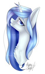 Size: 2782x4509 | Tagged: safe, artist:midnightdream123, imported from derpibooru, oc, oc only, oc:elune, pony, unicorn, bust, female, high res, mare, portrait, simple background, solo, transparent background