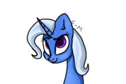 Size: 600x400 | Tagged: safe, artist:sodadoodle, imported from derpibooru, trixie, pony, unicorn, female, looking at you, mare, purple eyes, simple background, smiling, transparent background, triangular pony nose