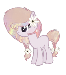 Size: 706x795 | Tagged: safe, artist:theapplebeauty, imported from derpibooru, oc, oc only, pony, female, flower, flower in hair, mare, simple background, solo, transparent background