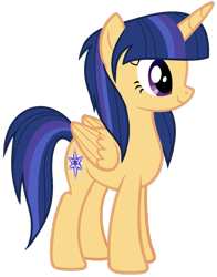 Size: 1024x1305 | Tagged: safe, artist:cindydreamlight, artist:cindystarlight, imported from derpibooru, oc, oc only, oc:star sparkle, alicorn, pony, alicorn oc, female, mare, offspring, parent:flash sentry, parent:twilight sparkle, parents:flashlight, simple background, solo, transparent background