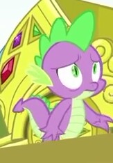 Size: 163x234 | Tagged: safe, imported from derpibooru, spike, dragon, inspiration manifestation, season 4, cropped, male, solo