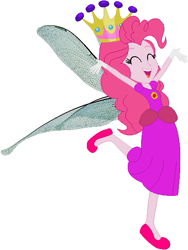 Size: 437x582 | Tagged: safe, artist:selenaede, artist:user15432, imported from derpibooru, pinkie pie, dragonfly, fairy, human, equestria girls, base used, clothes, costume, crown, dragonfly wings, dress, fairy costume, fairy princess, fairy princess outfit, fairy wings, gloves, halloween, halloween costume, holiday, humanized, jewelry, princess, princess costume, princess pinkie pie, regalia, shoes, solo, winged humanization, wings