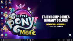 Size: 1366x768 | Tagged: safe, imported from derpibooru, my little pony: the movie, microsoft windows, screenshots, windows, windows 10