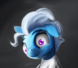 Size: 1210x1060 | Tagged: safe, artist:ponsce, imported from derpibooru, screw loose, pony, bust, crying, derp, female, portrait, solo