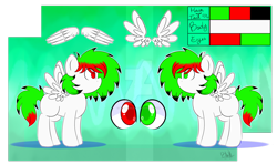 Size: 1600x944 | Tagged: safe, artist:bl--blacklight, imported from derpibooru, oc, oc only, oc:rally, pegasus, pony, female, filly, offspring, parent:oc:litch, parent:oc:ray scratch, parents:oc x oc, solo, watermark