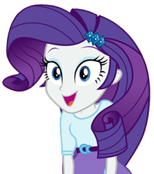 Size: 606x685 | Tagged: safe, artist:thebar, imported from derpibooru, rarity, dance magic, equestria girls, spoiler:eqg specials, belt, cute, female, gem, open mouth, raribetes, simple background, solo, transparent background, wow