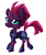 Size: 747x900 | Tagged: safe, artist:blazemizu, imported from derpibooru, tempest shadow, my little pony: the movie, chibi, cute, female, simple background, solo, tempestbetes, transparent background