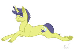 Size: 1024x683 | Tagged: safe, artist:theimmortalrevenant, imported from derpibooru, comet tail, pony, male, prone, simple background, solo, transparent background