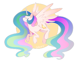 Size: 2500x2000 | Tagged: safe, artist:ghostycalico, imported from derpibooru, princess celestia, alicorn, pony, abstract background, eyes closed, female, mare, simple background, solo, transparent background