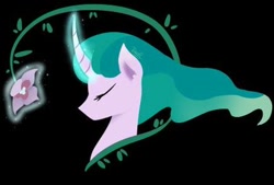 Size: 400x270 | Tagged: safe, artist:princesketchy, imported from derpibooru, mistmane, unicorn, campfire tales, curved horn, female, solo
