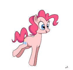 Size: 793x768 | Tagged: safe, artist:docwario, imported from derpibooru, pinkie pie, earth pony, pony, animated, butt, dumb running ponies, faceplant, female, frown, gif, mare, open mouth, perfect loop, pinkie being pinkie, pinkie physics, plot, ponk, rolling, silly, silly pony, simple background, smiling, solo, transparent background, tumbling, underhoof, wat, wide eyes, you spin me right round