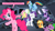 Size: 1920x1080 | Tagged: safe, artist:christhes, imported from derpibooru, applejack, fluttershy, pinkie pie, rainbow dash, rarity, spike, twilight sparkle, alicorn, dragon, pony, bipedal, crossover, dancing, death star, dialogue, fanart mashup challenge, laughing, let's do the time warp again, mane seven, mane six, rocky horror picture show, song in the comments, star wars, twilight is not amused, twilight sparkle (alicorn), twilight sparkle is not amused, unamused