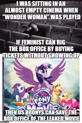 Size: 496x749 | Tagged: safe, imported from derpibooru, my little pony: the movie, leak, background pony strikes again, derail in the comments, drama bait, feminism, op is a duck, op is trying to start shit, op started shit