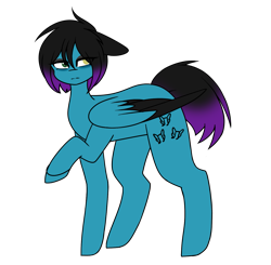 Size: 1389x1359 | Tagged: safe, artist:despotshy, imported from derpibooru, oc, oc only, oc:despy, pegasus, pony, female, heterochromia, mare, raised hoof, simple background, solo, transparent background