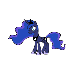 Size: 2000x2000 | Tagged: safe, imported from derpibooru, princess luna, alicorn, female, mare, smiling, solo