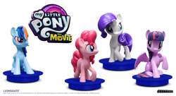 Size: 550x300 | Tagged: safe, imported from derpibooru, pinkie pie, rainbow dash, rarity, twilight sparkle, alicorn, my little pony: the movie, collectible, figure, merchandise, twilight sparkle (alicorn)