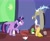 Size: 3035x2500 | Tagged: dead source, safe, artist:smallbluetiger, imported from derpibooru, discord, twilight sparkle, alicorn, draconequus, pony, angry, crying, discolight, female, injured, male, mare, roleplay in the comments, shipping, straight, tears of anger, twilight sparkle (alicorn), upset, yelling