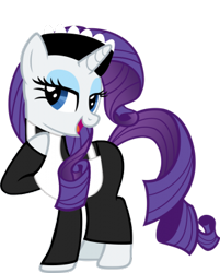 Size: 321x400 | Tagged: safe, imported from derpibooru, rarity, clue, color, crossover, cute, mrs. white, raribetes, simple background, transparent background, vector, white