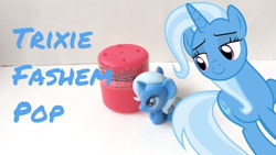 Size: 1280x720 | Tagged: safe, imported from derpibooru, trixie, fashem pop, female, irl, photo, toy