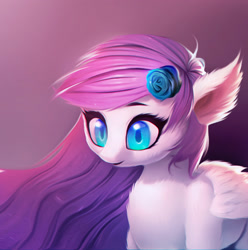 Size: 1986x2000 | Tagged: safe, artist:lmgchikess, imported from derpibooru, fluttershy, pegasus, pony, cute, female, flower, flower in hair, fluffy, mare, shyabetes, solo