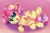 Size: 2000x1339 | Tagged: safe, artist:discorded, imported from derpibooru, kettle corn, earth pony, pony, marks and recreation, belly button, cute, female, filly, hnnng, imminent belly rub, kettlebetes, open mouth, smiling, solo