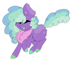 Size: 3249x2745 | Tagged: safe, artist:crazllana, imported from derpibooru, oc, oc only, oc:sprinkle, earth pony, pony, female, happy, high res, mare, simple background, solo, transparent background