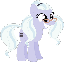 Size: 1024x994 | Tagged: safe, artist:ra1nb0wk1tty, imported from derpibooru, sugarcoat, earth pony, pony, equal cutie mark, equalized, equestria girls ponified, female, glasses, mare, ponified, simple background, smiling, solo, transparent background