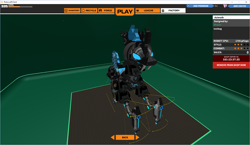 Size: 1602x927 | Tagged: safe, imported from derpibooru, changeling, robot, 3d, machine, male, robocraft, robot changeling