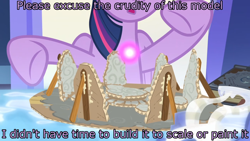 Size: 1920x1080 | Tagged: safe, edit, edited screencap, imported from derpibooru, screencap, twilight sparkle, alicorn, shadow play, spoiler:s07, back to the future, image macro, meme, twilight sparkle (alicorn)