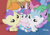 Size: 1009x703 | Tagged: safe, imported from derpibooru, screencap, cloudy winds, coconut palm, cotton chip, cranberry pit, cream puff, ginger tea, grape stem, princess flurry heart, stratus wind, sun cloche, pony, once upon a zeppelin, babies, baby, baby ponies, baby pony, cuddle puddle, cuddling, derp, diaper, foal, group, pony pile, squishy cheeks