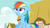 Size: 1920x1080 | Tagged: safe, imported from derpibooru, screencap, rainbow dash, secrets and pies, female, ponyville, solo