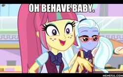 Size: 600x375 | Tagged: safe, edit, edited screencap, imported from derpibooru, screencap, sour sweet, sugarcoat, dance magic, equestria girls, spoiler:eqg specials, austin powers, image macro, meme, memeful.com