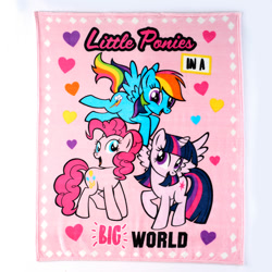 Size: 1024x1024 | Tagged: safe, imported from derpibooru, pinkie pie, rainbow dash, twilight sparkle, alicorn, blanket, cute, dashabetes, diapinkes, merchandise, twiabetes, twilight sparkle (alicorn), weapons-grade cute