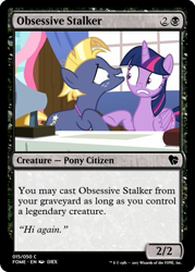 Size: 375x523 | Tagged: safe, imported from derpibooru, star tracker, twilight sparkle, alicorn, once upon a zeppelin, magic the gathering, trading card, trading card edit, twilight sparkle (alicorn)