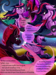 Size: 3000x4000 | Tagged: safe, artist:goldengriffiness, imported from derpibooru, tempest shadow, twilight sparkle, alicorn, pony, unicorn, comic:solace, my little pony: the movie, broken horn, comic, twilight sparkle (alicorn)