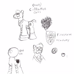 Size: 3813x3841 | Tagged: safe, artist:oatmeal155, imported from derpibooru, oc, oc only, oc:cinnamon oats, doodle