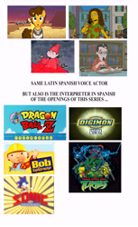 Size: 6496x10630 | Tagged: safe, imported from derpibooru, cheese sandwich, gnome, absurd resolution, bob the builder, crossover, digimon 02, dragon ball, dragon ball z, exploitable meme, latin american, latino, meme, phineas and ferb, ricardo silva, same voice actor, satam, see me feel me gnomey, sherman, sherman (tank), sonic the hedgehog, sonic the hedgehog (series), teenage mutant ninja turtles, the powerpuff girls, the simpsons, tmnt 2003 series, weird al yankovic