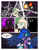 Size: 992x1283 | Tagged: safe, artist:zanezandell, imported from derpibooru, princess luna, oc, oc:truffle mint, pony, comic:cmcnext, battle armor, bipedal, clothes, cmcnext, comic, darkness, dream, explosion, hiding behind wing, krakow, monster, nightmare, scared, scepter, sceptor, speech bubble
