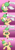 Size: 700x2400 | Tagged: safe, artist:zanezandell, imported from derpibooru, oc, oc only, oc:truffle mint, pony, comic:cmcnext, ask, banana, clothes, cmcnext, comic, food, freaked out, gradient background, scarf, solo, tumblr