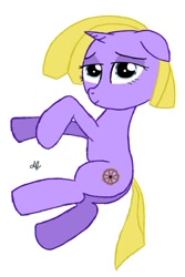 Size: 478x717 | Tagged: safe, artist:dafiltafish, deleted from derpibooru, imported from derpibooru, oc, oc only, bedroom eyes, simple background, white background