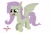 Size: 1085x707 | Tagged: safe, artist:dafiltafish, imported from derpibooru, fluttershy, bat pony, female, flutterbat, mare, race swap, simple background, white background