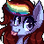 Size: 50x50 | Tagged: safe, artist:tay-niko-yanuciq, artist:tenebristayga, imported from derpibooru, oc, oc only, oc:maizzey starr, animated, blinking, bust, pixel art, simple background, solo, tongue out, transparent background