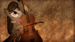 Size: 1920x1080 | Tagged: safe, artist:jamey4, edit, imported from derpibooru, octavia melody, cello, female, musical instrument, solo, wallpaper, wallpaper edit