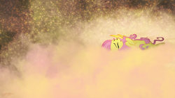 Size: 1920x1080 | Tagged: safe, artist:jamey4, edit, imported from derpibooru, fluttershy, female, solo, wallpaper, wallpaper edit