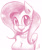 Size: 1500x1796 | Tagged: safe, artist:steffy-beff, imported from derpibooru, fluttershy, anthro, clothes, female, mlem, silly, simple background, solo, sweater, sweater puppies, sweatershy, tongue out, white background